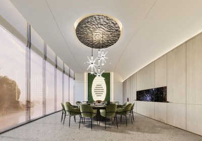 现代餐厅包房3D模型下载